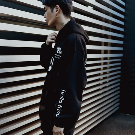 【AFYF ON GILDAN社】 SOUVENIR HOODED SW2 [BLK-CONCERT]