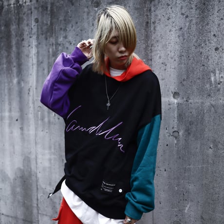 【AFYF】VANDALISMQUAD PULL PARKA [HOOD ORG］