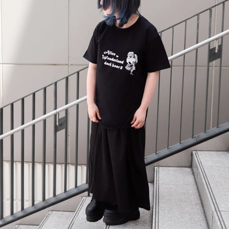 【AFYF】GILDAN® Premium Cotton 5.3oz Short Sleeve T-Shirt #2 ALICE&BEAR [BLACK]