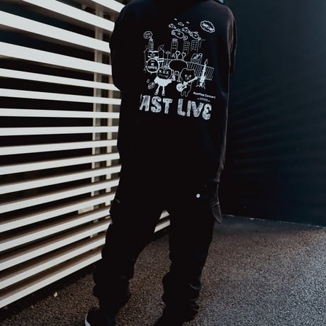 【AFYF ON GILDAN社】 SOUVENIR HOODED SW2 [BLK-CONCERT]