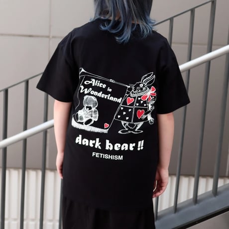 【AFYF】GILDAN® Premium Cotton 5.3oz Short Sleeve T-Shirt #2 ALICE&BEAR [BLACK]