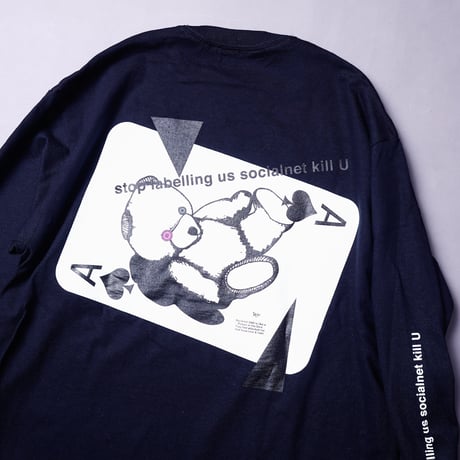 【AFYF ON GILDAN社】SOUVENIR LS T SHIRT1[BLACK-TRMPBEAR]
