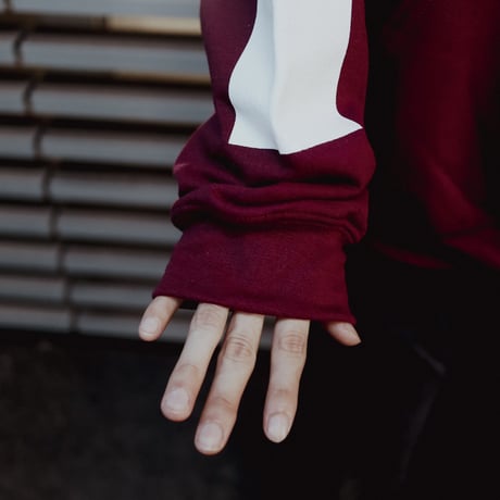 【AFYF ON GILDAN社】 DARK BEAR HOODED SW [MAROON-TSUMUTSUMU]