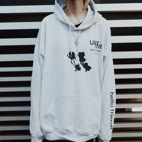 【AFYF ON GILDAN社】 SOUVENIR HOODED SW2 [ASH-CONCERT]