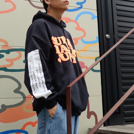 【AFYF ON GILDAN社】 SOUVENIR HOODED SW2 [BLACK-3STAR]