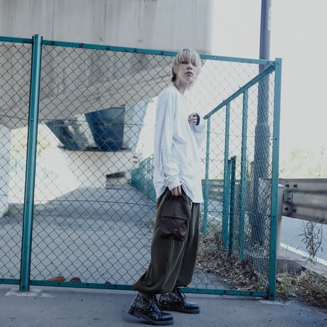 【AFYF ON GILDAN社】SOUVENIR LS T SHIRT2 [WHT-LIVEIN THE DARK]