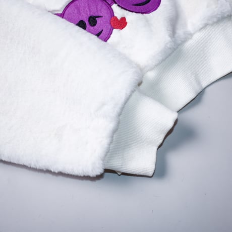 【AFYF】CHAT CARDIGAN SWEAT [FUR OFF WHT］