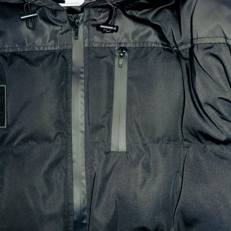 【AFYF】TAPING PACHING WINTER JACKET［BLACK］
