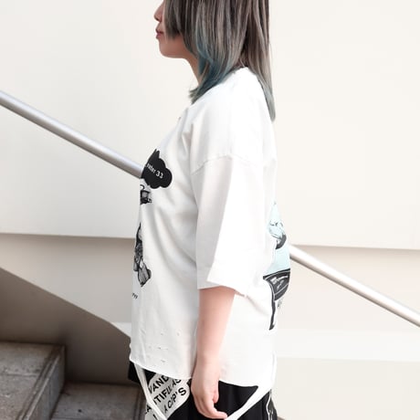 【AFYF】 CRAFTABLE DAMAGE TSHIRT [WH-UFOCATC]