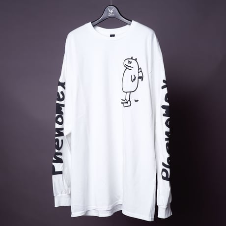 【AFYF ON GILDAN社】SOUVENIR LS T SHIRT2 [WHITE-PHENOMENON]