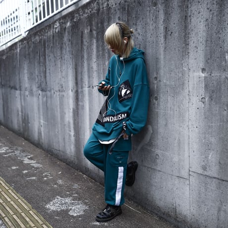 【AFYF】VANDALISMBALOON SWEAT PANT [DK GREEN]