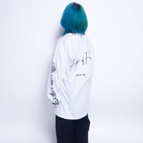 【AFYF】GILDAN® Ultra Cotton 6.0oz Long Sleeve T-Shirt #1 [ASHGRY-SLEEVE BEAR]