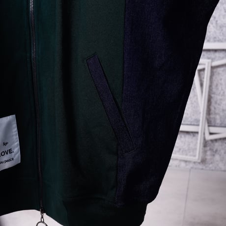 【ROVTSKI】 DREAM ME PEKE ZIP PARKA［DK GREEN］