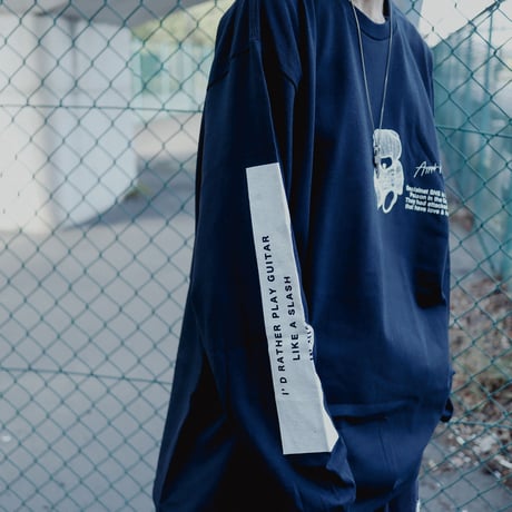 【AFYF ON GILDAN社】SOUVENIR LS T SHIRT1 [BLACK-TSUMBEAR ]