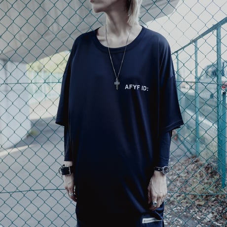 【AFYF】MESH TRPRINT SS TEE [BLK-GUITAR]