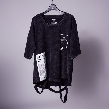【AFYF】 CRAFTABLE DAMAGE TSHIRT [BK-PHYCHO]