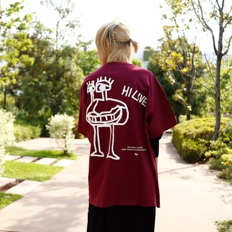 【AFYF ON GILDAN社】SOUVENIR T SHIRT2 MONSTER [MAROON]