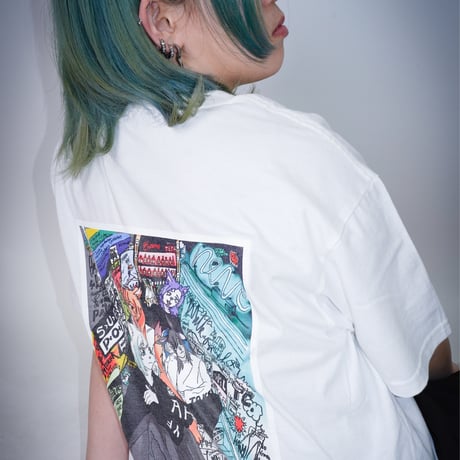 【AFYF】GILDAN® Premium Cotton 5.3oz Short Sleeve T-Shirt KEMONER LIVE [WHITE]