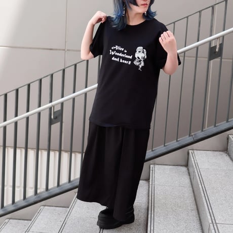 【AFYF】GILDAN® Premium Cotton 5.3oz Short Sleeve T-Shirt #2 ALICE&BEAR [BLACK]