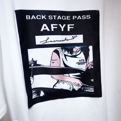 【AFYF】 KMN LIKE HUMAN PREMIUM T SHIRT [WH-DRUM]