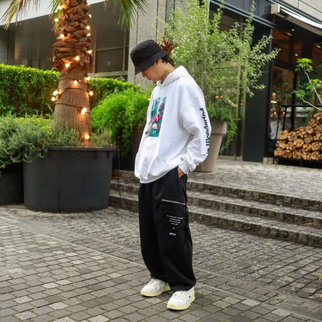 【AFYF ON GILDAN社】 SOUVENIR HOODED SW3 [WHITE-COLOR ALICE]