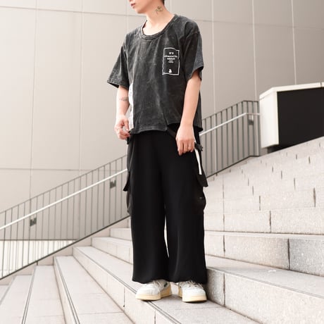 【AFYF】 CRAFTABLE DAMAGE TSHIRT [BK-PHYCHO]