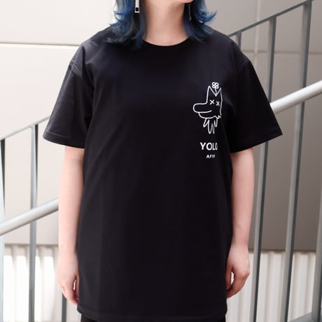 【AFYF】GILDAN® Premium Cotton 5.3oz Short Sleeve T-Shirt #2  PEKE DOG JACK [BLACK]