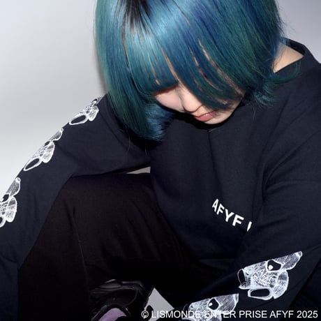 【AFYF ON GILDAN社】SOUVENIR LS T SHIRT1 [BLACK-SLEEVE BEAR]