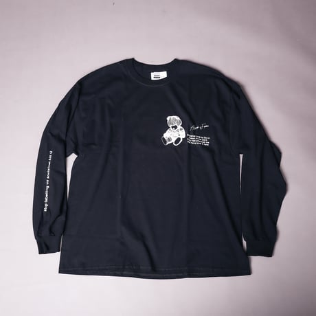 【AFYF ON GILDAN社】SOUVENIR LS T SHIRT1 [BLACK-TSUMBEAR ]