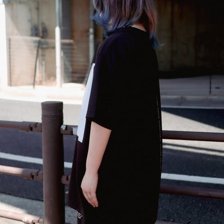 【AFYF】 MESH OVERSIZED 転写PRINT T SHIRT [BK-DRAWFET]