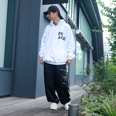 【AFYF ON GILDAN社】 SOUVENIR HOODED SW3 [WHITE-BEAR FLOWER]