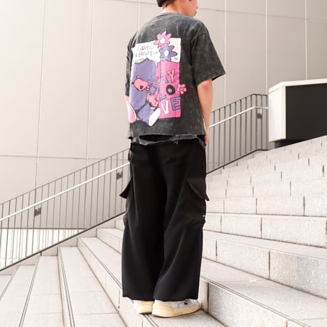 【AFYF】 CRAFTABLE DAMAGE TSHIRT [BK-PHYCHO]