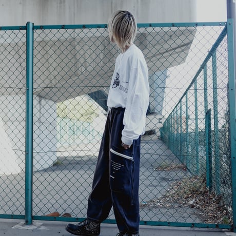 【AFYF ON GILDAN社】SOUVENIR LS T SHIRT1 [WHITE-TSUMBEAR]