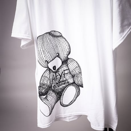 【AFYF ON GILDAN社】 RAINBOW BEAR T SHIRT [WHITE]