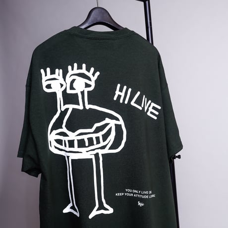 【AFYF ON GILDAN社】SOUVENIR T SHIRT2 MONSTER [FOREST GREEN]