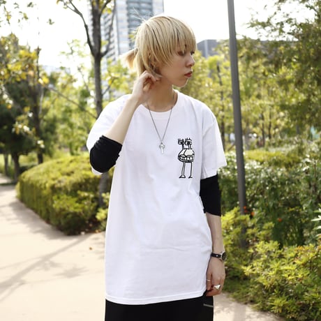 【AFYF ON GILDAN社】 SOUVENIR T SHIRT2 MONSTER [WHITE]