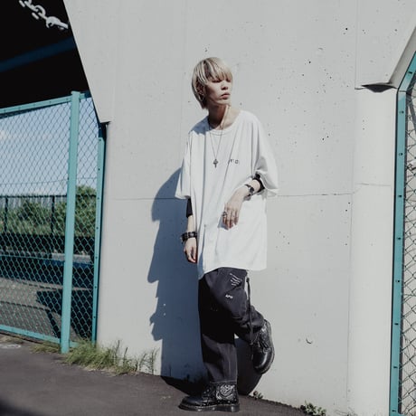 【AFYF】MESH TRPRINT SS TEE [WHT-GUITAR]