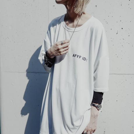 【AFYF】MESH TRPRINT SS TEE [WHT-GUITAR]