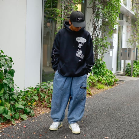 【AFYF ON GILDAN社】 SOUVENIR HOODED SW2 [BLACK-UFO CATCHER]