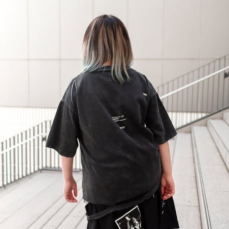 【AFYF】 CRAFTABLE DAMAGE TSHIRT [BK-DB APLI ]