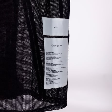 【AFYF】 EXTRA DRAGON ZIP T [MESH BLK]