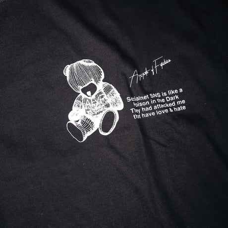 【AFYF ON GILDAN社】SOUVENIR LS T SHIRT1 [BLACK-TSUMBEAR ]