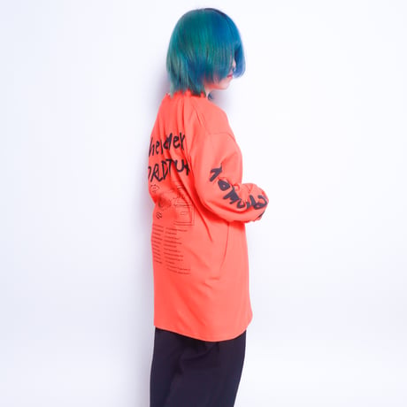 【AFYF】GILDAN® Ultra Cotton 6.0oz Long Sleeve T-Shirt #3 [ORANGE-PHENOMENOX]