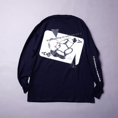 【AFYF ON GILDAN社】SOUVENIR LS T SHIRT1[BLACK-TRMPBEAR]