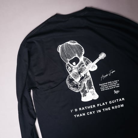 【AFYF ON GILDAN社】SOUVENIR LS T SHIRT1[BLACK-GUITAR]
