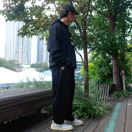 【AFYF ON GILDAN社】 SOUVENIR HOODED SW3 [BLACK-BEAR FLOWER]
