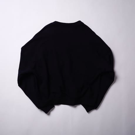 【AFYF】CHAT CARDIGAN SWEAT [裏毛BLK］