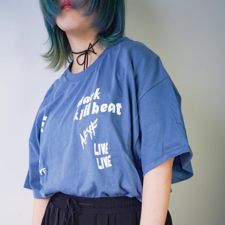 【AFYF】GILDAN® Premium Cotton 5.3oz Short Sleeve T-Shirt DARK BEAR DRUMMER T SHIRT [INDIGO]