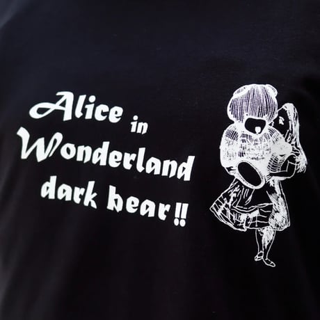 【AFYF】GILDAN® Premium Cotton 5.3oz Short Sleeve T-Shirt #2 ALICE&BEAR [BLACK]