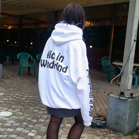 【AFYF ON GILDAN社】 SOUVENIR HOODED SW3 [WHITE-COLOR ALICE]